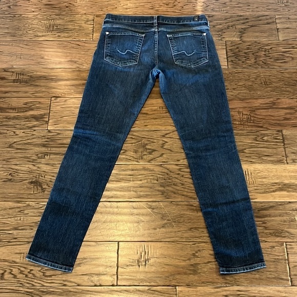 7 For All Mankind Gwenevere Mid Rise Skinny Size 26 - Picture 2 of 16